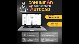 BLOQUES DINAMICOS PRO  AUTOCAD [upl. by Euqinahc]