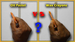 Wax Crayons vs Oil Pastels Color Gradation Test 130 [upl. by Aid]