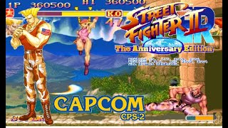 Hyper Street Fighter 2 The Anniversary Edition Turbo Mode Willam Guile Lev8 no lose playthrough [upl. by Felic956]