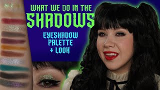 What We Do In The Shadows Eyeshadow Palette amp recreating Nadjas look [upl. by Nivart369]