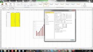 Klimadiagramm mit Excel erstellen [upl. by Ennylhsa61]