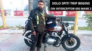 SOLO SPITI TRIP ON INTERCEPTOR 650 MARK 2  INTERCEPTOR LANDED INTO SERVICE STATION ON FIRST DAY [upl. by Rozina]