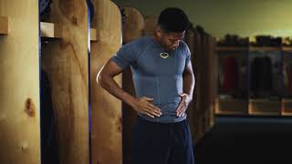 EvoShield Rib Shirt Fitting Video [upl. by Idnic]