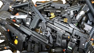 Airsoft And Air Guns  CZ 75 P07 Duty Dan Wesson 4 Tactical Series Glock 17 And Box Of Toy Guns [upl. by Ycul]