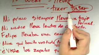 Similarities and Differences between the Spanish Verbs Llevar and Traer [upl. by Rednaxela740]