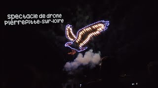 spectacle de drone Pierrefitte sur Loire [upl. by Clere335]