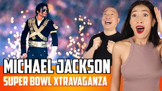 Michael Jackson  Super Bowl Halftime Show Reaction [upl. by Nicks]