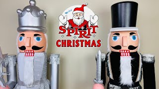 Double Collapsible Nutcracker Animatronic 2024 Spirit Christmas Unboxing amp Demo [upl. by Notrab]