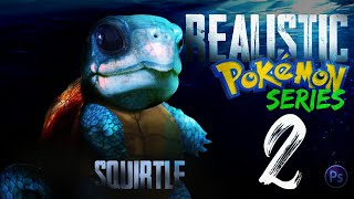 REALISTIC SQUIRTLE  PS SpeedArt [upl. by Nyraa228]