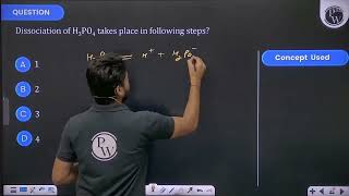 Dissociation of H3PO4 takes place in following steps [upl. by Eiggep]