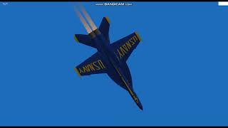 YSFlight USN Blue Angels Solos Practice [upl. by Emalia]