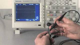 Tektronix Oscilloscope Used for Voltage Measurement  by Dave P [upl. by Novyart828]