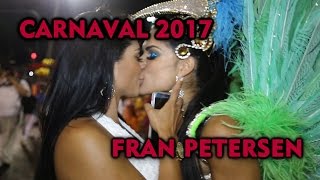 Carnaval 2017  Fran Petersen e Luana Caettano  Musa da Rocinha fica noiva na Sapucaí [upl. by Salakcin923]