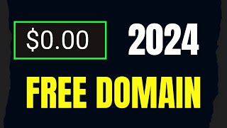 How to get free domain name in 2024 [upl. by Taka]