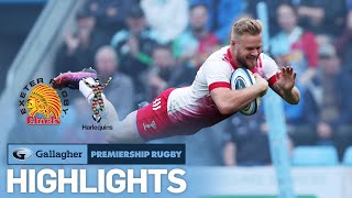 Exeter Chiefs v Harlequins  HIGHLIGHTS  Finishing Off with 7 TRIES  Gallagher Premiership 202122 [upl. by Tterrag545]