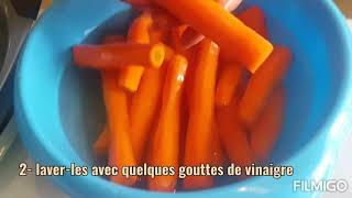 Comment conserver les carottes plus longtemps au frigo [upl. by Irrok]