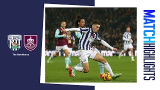 Nothing to separate the Baggies and the Clarets  Albion 00 Burnley  MATCH HIGHLIGHTS [upl. by Adnuahs]