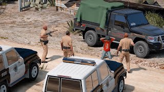 اصغر طفل راعي شاص يدخل عالم التهريب الطفل المهرب الجزء الخامس كامل  GTA V [upl. by Hawkins]