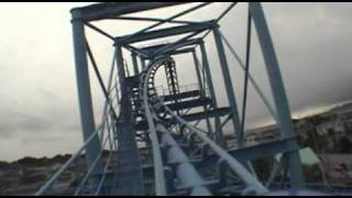 Togo Mega Coaster Looping Roller Coaster Front Seat POV Hamanako Pal Pal Japan [upl. by Malcah]