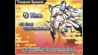 Unison League 41 cost Cindura Spawn 2022 New Year 555 gems [upl. by Niala]