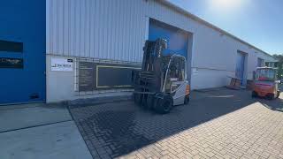 werking VS21852 Elektrische Triplex heftruck Still RX6045 BJ2018 Vorkenspreider [upl. by Dazraf]