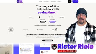 Magic School AI Presentation for CSE 686 by Rictor Riolo [upl. by Cariotta916]