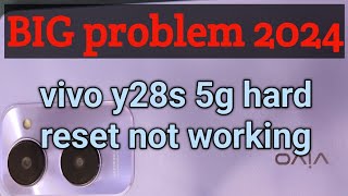 vivo y28 5g hard reset not working [upl. by Nnelg670]