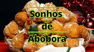 SONHOS de ABÓBORA doces e cremosos  Receita [upl. by Llehcsreh]