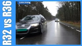 VW Passat R36 vs Golf V R32 SuperSprint PURE Acceleration Sound [upl. by Gunzburg]