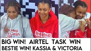 Big Win Kassia And Victoria Win Airtel Task Millions Naira Win Congratulations 🎉 Bbnaija Season 9 [upl. by Rennug]