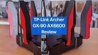 TPLink Archer GX90 AX6600 WiFi 6 Gaming Router Review [upl. by Leisam]