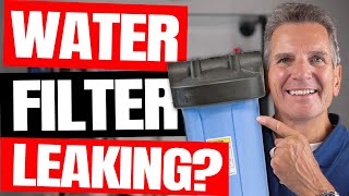 BEST 7 WAYS to FIX and 2 WAYS to PREVENT LEAKING WATER FILTER Housing [upl. by Detta356]