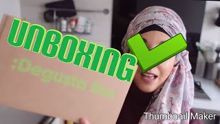 🥫UNBOXING DEGUSTABOX🍞 [upl. by Eleanora]