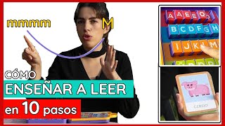 👩🏻‍🏫 Cómo ENSEÑAR a LEER en casa  🔟 CONSEJOS  Método fonético [upl. by Nairbal]