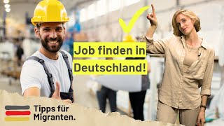 Job finden in Deutschland Tipps für Migranten einfaches Deutsch [upl. by Pahl]