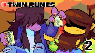 Deltarune Twin Runes Comic Dub PART 2 [upl. by Ardnuhsal846]