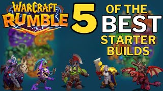 BEST STARTER PVE BUILDS My Favorite Starting Build for Each Faction in Warcraft Rumble [upl. by Aikemal]