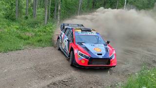 Thierry NeuvilleMartijn Wydaeghe Rally Poland 2024 test Hyundai i20 Rally1 [upl. by Nitsyrk923]