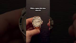 The Right Way to Ice Out Your Rolex Watch shorts [upl. by Ecinerev]