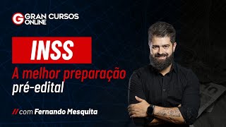 INSS  a melhor preparação préedital com Fernando Mesquita [upl. by Combe]