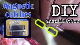 How to install magnetic catches [upl. by Atiekan599]