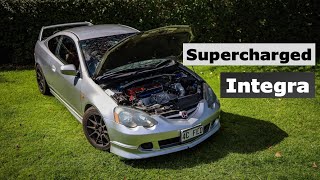 Supercharged K24 DC5 Integra Type R Review [upl. by Inneg]