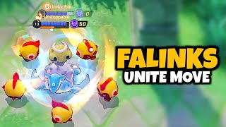 All about New Pokemon Falinks Unite Move  Pokemon Unite [upl. by Albertine862]