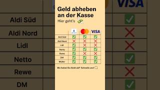 Bargeld abheben an der Kasse Hier gehts finanztip [upl. by Eednil]