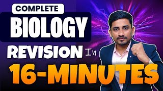 ENTIRE Biology in 16 Minutes  Class 12th Biology Fastest Revision Ever  Board 2023 Exam  Biology [upl. by Eibba]