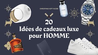 20 IDÉES DE CADEAUX DE NOËL LUXE POUR HOMME [upl. by Sochor]