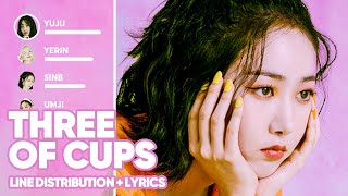 GFRIEND  Three Of Cups Line Distribution  Lyrics Color Coded PATREON REQUESTED [upl. by Aylsworth]