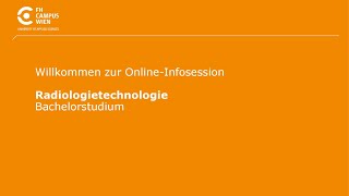 Infosession Bachelorstudium Radiologietechnologie  FHCampusWien [upl. by Weathers369]