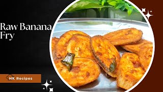 Vazhakkai Varuval  Vazhakkai Poriyal  Valakkai Fry  Saiva mean fry hkrecipes [upl. by Ahsieyt526]