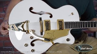 Gretsch G6136T Players Edition Falcon  White [upl. by Ettezus311]